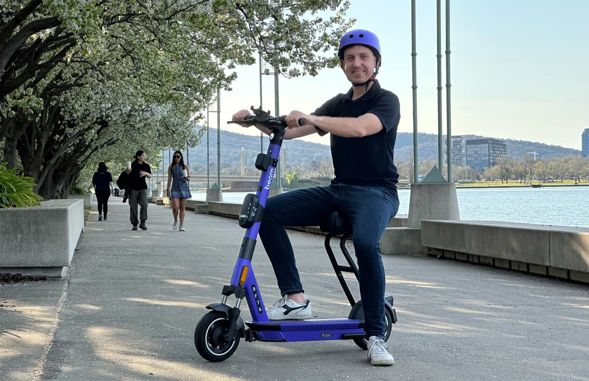 Beam introduces NZ-first shared seated e-scooters to Auckland